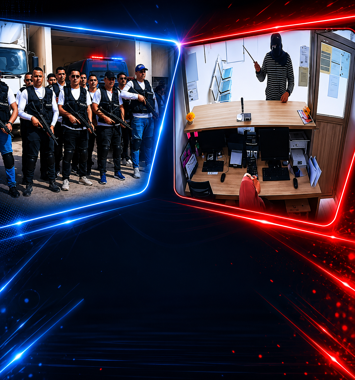 محاولة سطو على وكالة لتحويل الأموال بالداخلة.. يقظة أمنية تُحبط الجريمة في وقت قياسي