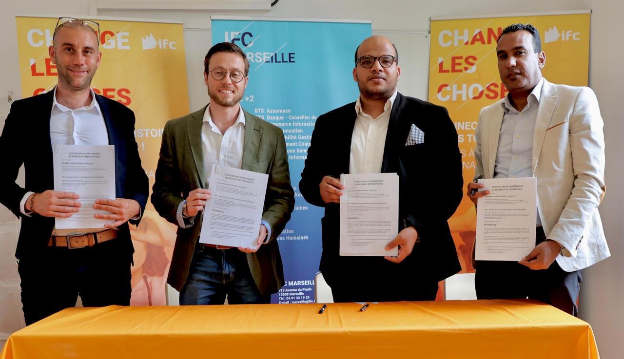 IFC Franceمعهد الصحافة وعلوم الأخبار بالعيون يوقع شراكة دولية لتعزيز التكوين الإعلامي مع مؤسسات فرنسية