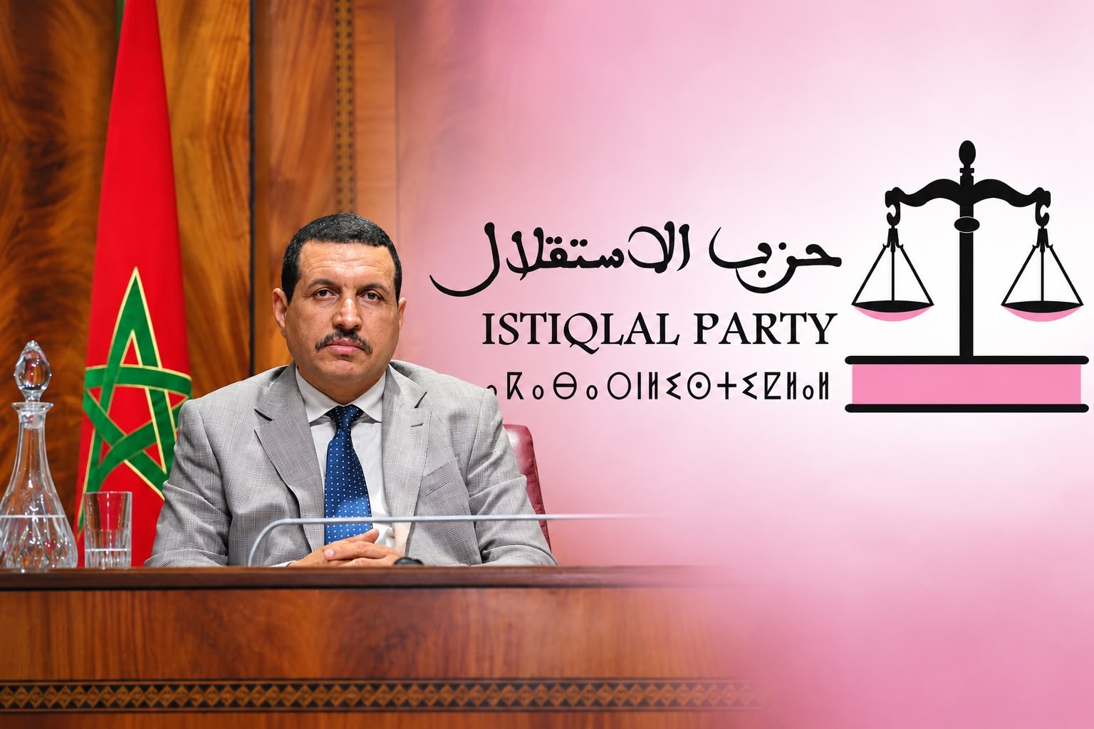 امبارك حمية يحسم الجدل ويعلن رسمياً انضمامه إلى حزب الاستقلال